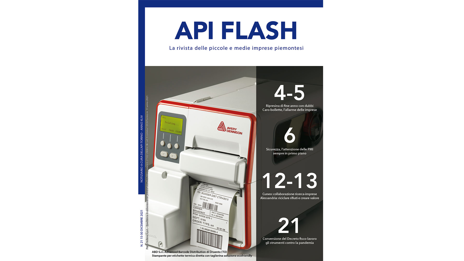 API Flash Dicembre 2021