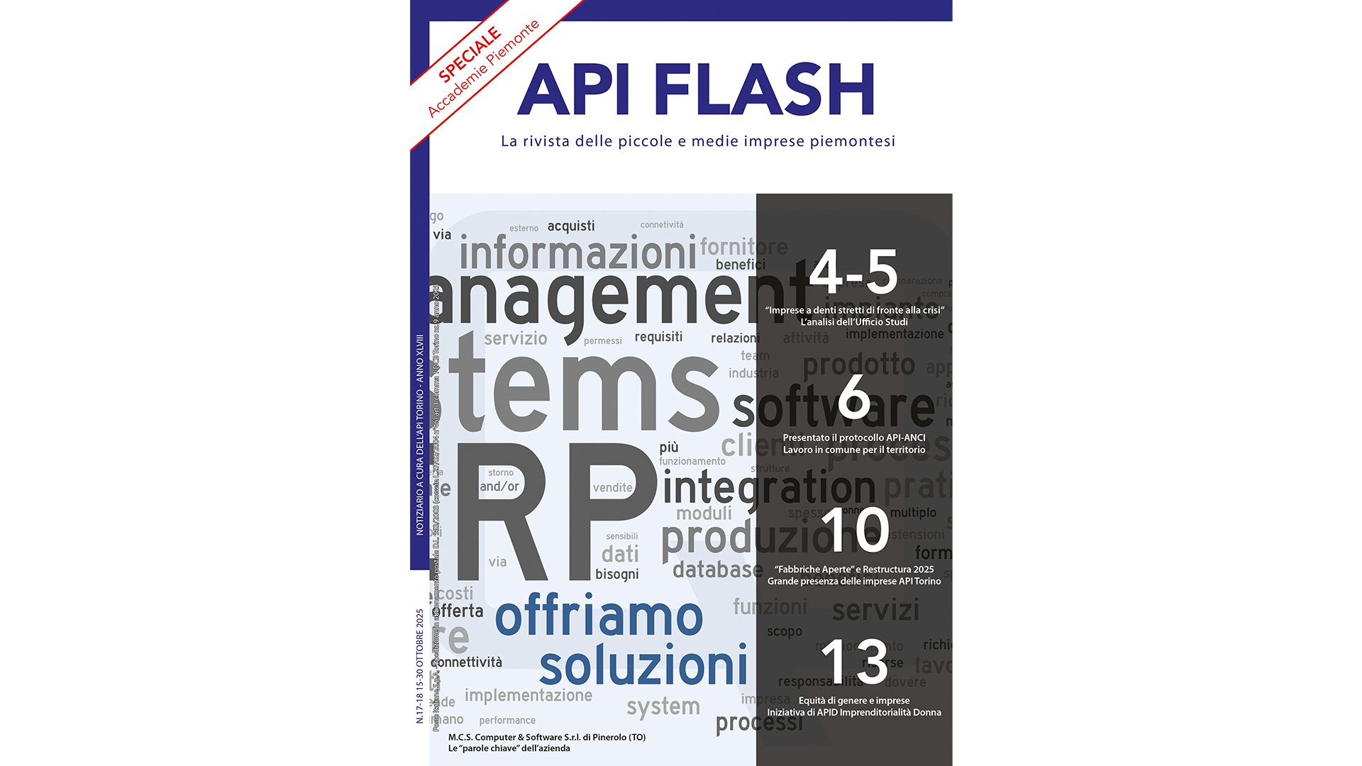 API Flash Ottobre 2025